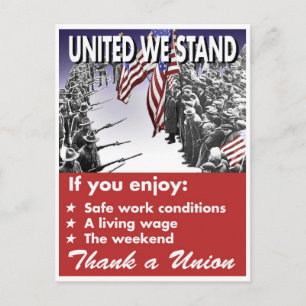 United we stand - ProUnion-vykort Vykort