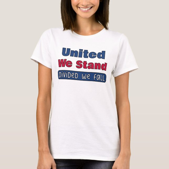 United we stand t shirt (Framsida)