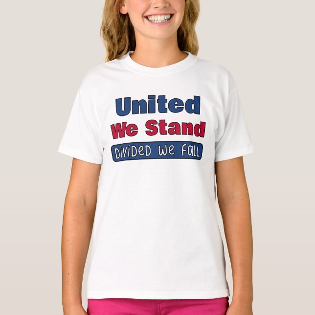 United we stand t shirt (Framsida)