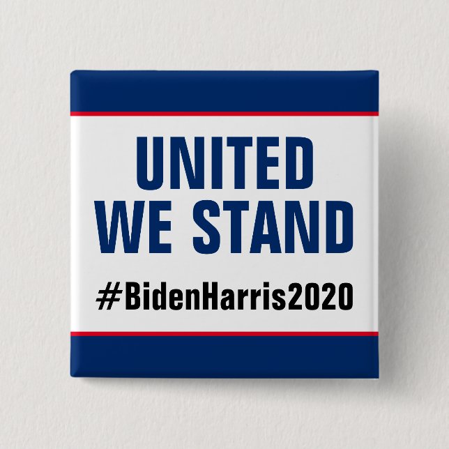 United we stand Vote Biden Harris 2020 Knapp (Framsida)
