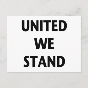 United we stand vykort
