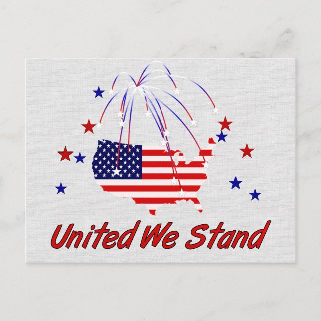 United we stand vykort (Framsida)