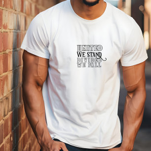 United we står svart på motivation och säger T-Shi T Shirt
