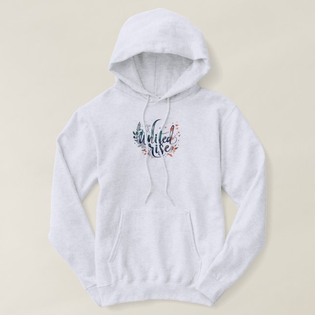 United We Stiga upp Hoodie (Design framsida)
