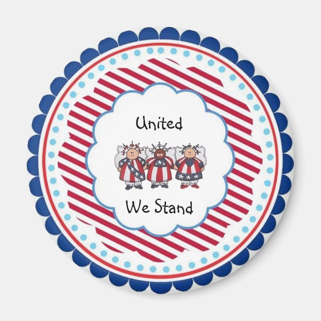 United we Stställning Magnet (Framsidan)
