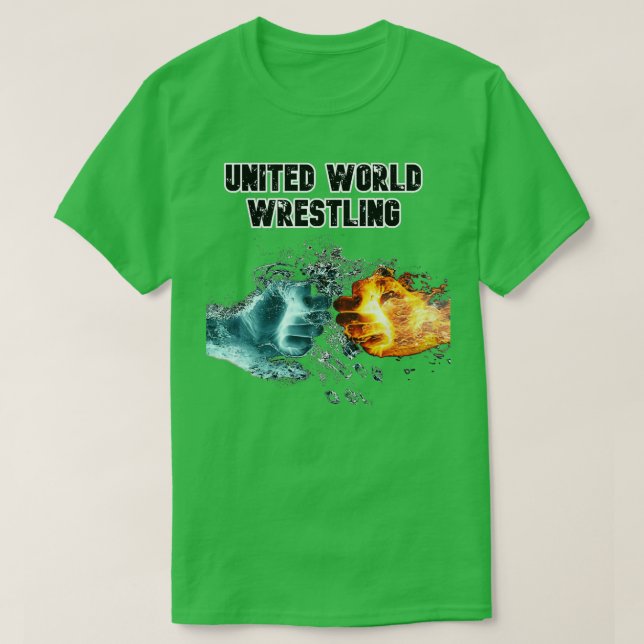 United World Wrestling design T Shirt (Design framsida)