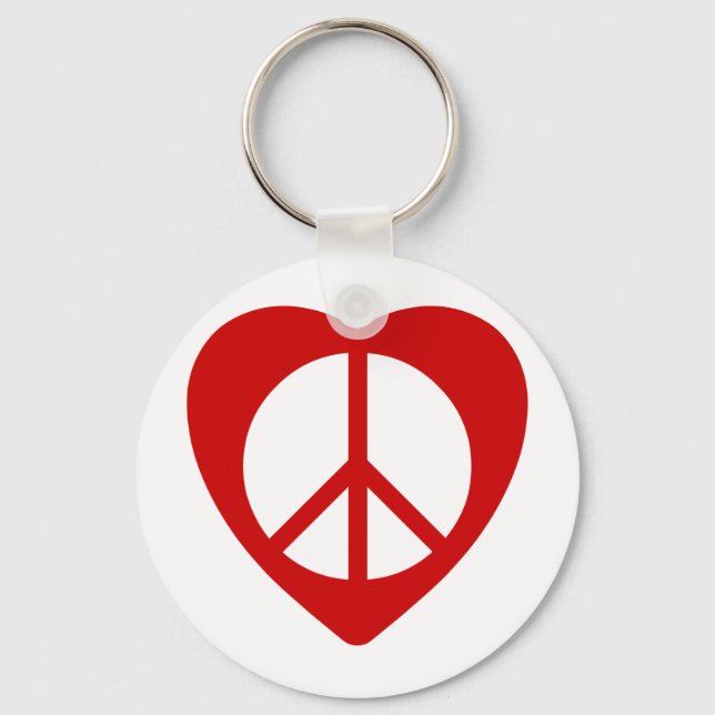 Unitheist peace emblem nyckelring (Framsida)