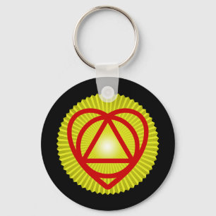 unitheistlogotypsunburst nyckelring