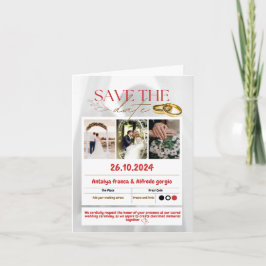 Uniting Hearts: Our Wedding invitation Celebration Inbjudan