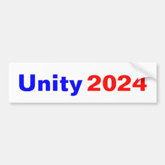 Unity 2024 Bumper Sticker Bildekal
