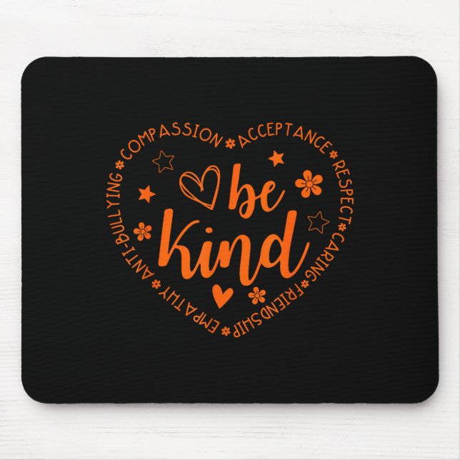 Unity Day Be Kind Kindness Orange Anti Bullying Te Musmatta (Framsidan)