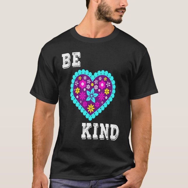 Unity Day Be Kineart Shape Kindness Awareness T Shirt (Framsida)