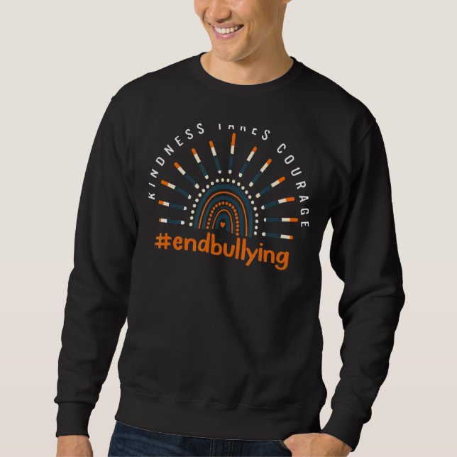 Unity Day Kindness tar mod till sig och tar emot p Lång Ärmad Tröja (Framsida)