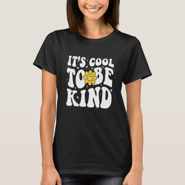 Unity Day   Orange 2022 Kindness Groovy Anti bully T Shirt (Framsida)