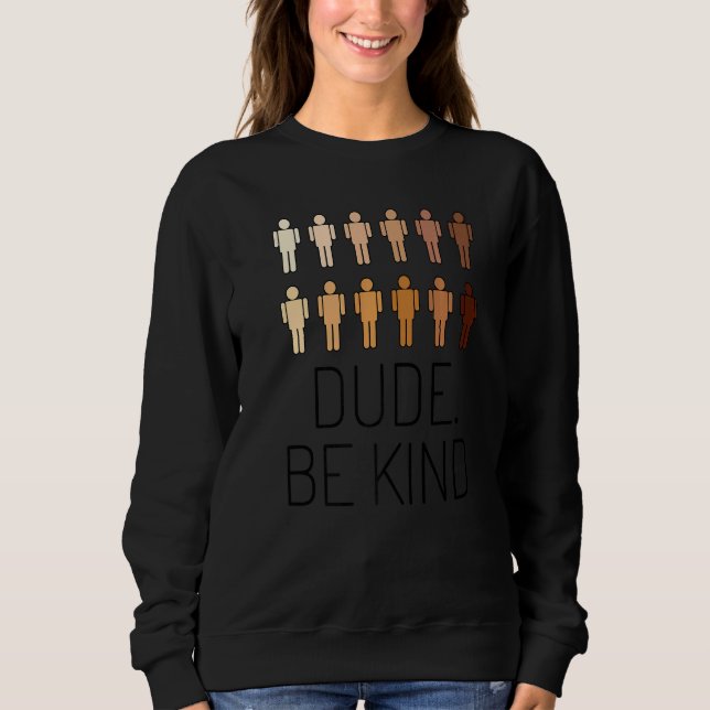 Unity Day Orange Anti Bullying Melanin Kindness Du T Shirt (Framsida)