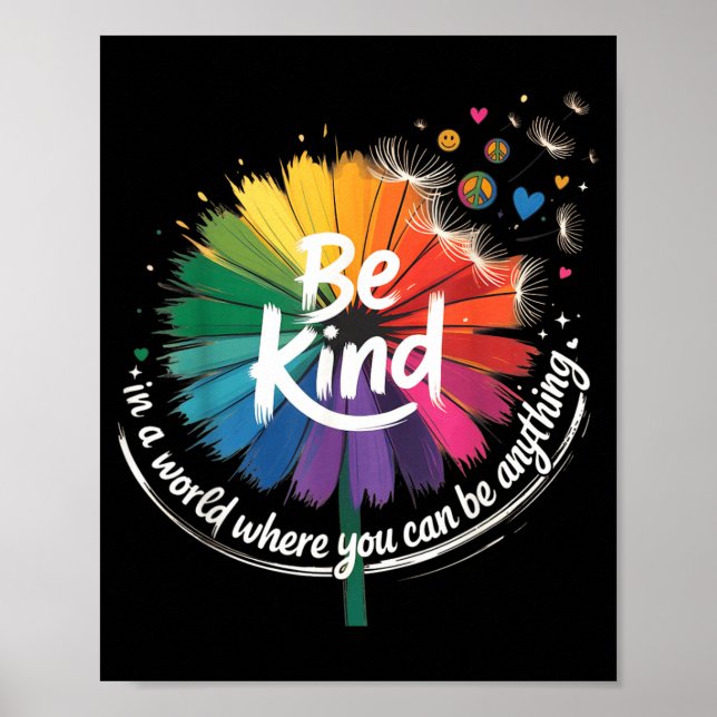 Unity Day Orange Anti Bullying Var Snäll Vänlighet Poster (Framsidan)