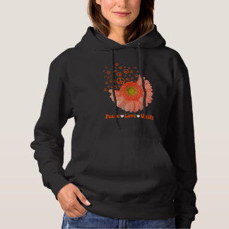 Unity Day Orange Daisy Peace Kärlek Unity Anti Bul T Shirt