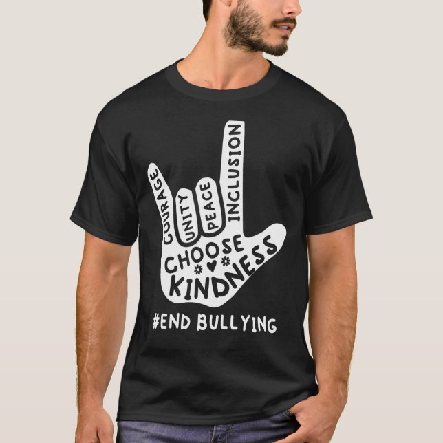 Unity Day Orange Kids 2022 Anti Bullying Kärlek Si T Shirt (Framsida)