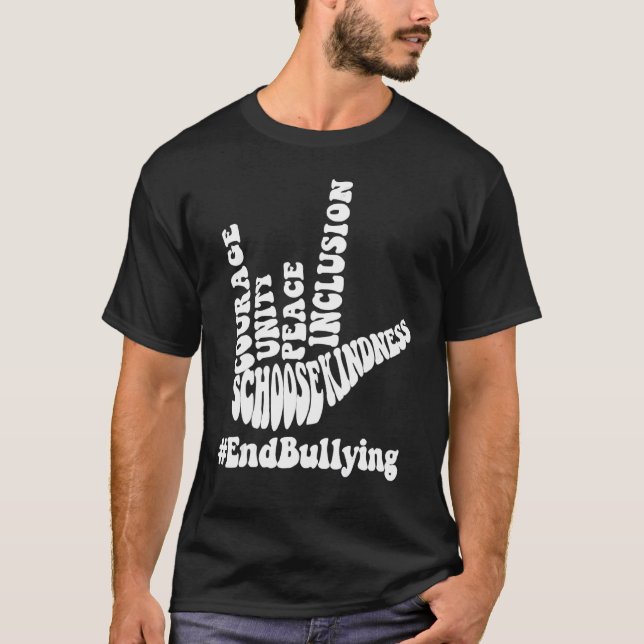Unity Day Orange Kids 2022 Anti Bullying Kärlek Si T Shirt (Framsida)