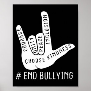 Unity Day Orange Kids 2024 Anti-Bullying Välj Ki Poster