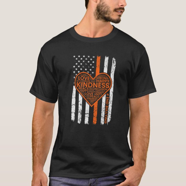 Unity Day Orange Kids Anti-Bulling för amerikanska T Shirt (Framsida)