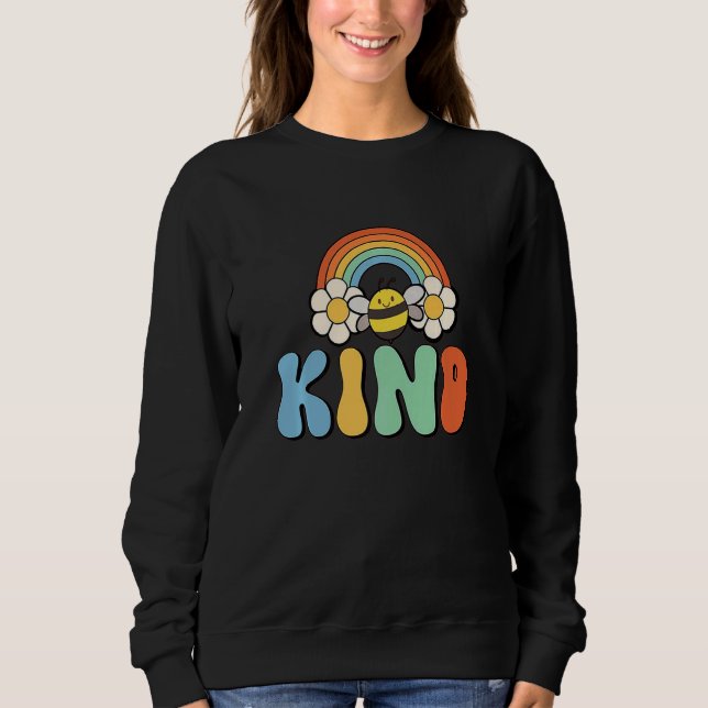 Unity Day Orange Kids Bee Kind Anti Bulling Retro T Shirt (Framsida)