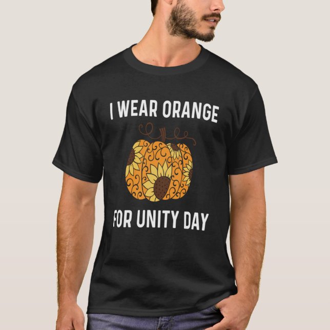 Unity Day Orange Kids Unity Day Pumpkin Småbarn B T Shirt (Framsida)