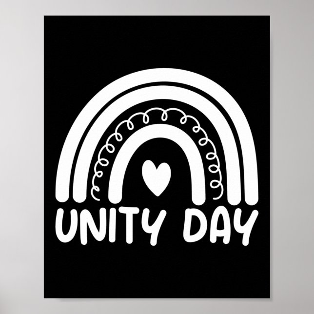 Unity Day Stop Bullness S Orange Unity Poster (Framsidan)