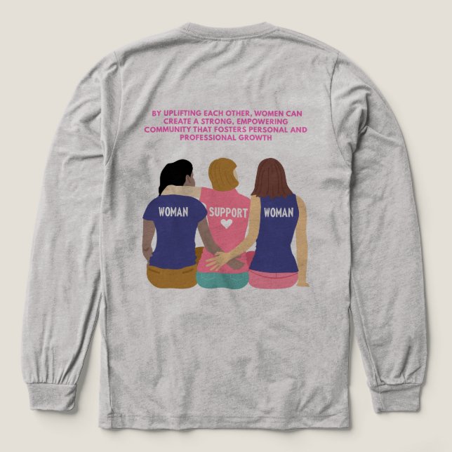 Unity & Empowerment Women Graphic Hoodie T Shirt (Design baksida)