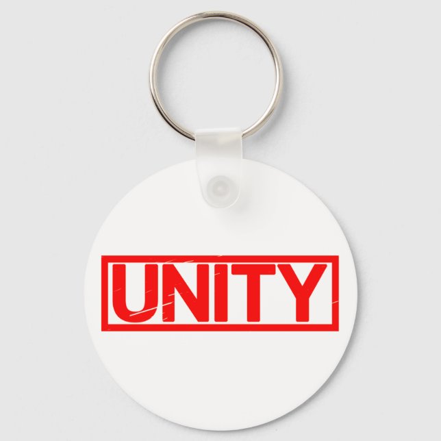 Unity Frimärke Nyckelring (Framsida)