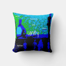 "Unity" i skuggor av Blue, Black, Grönt Design