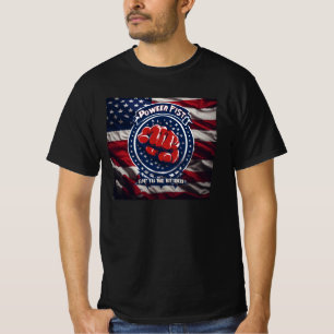 Unity Ignites Power: Patriotisk första utskrift T Shirt
