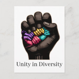 Unity in Diversity Vykort