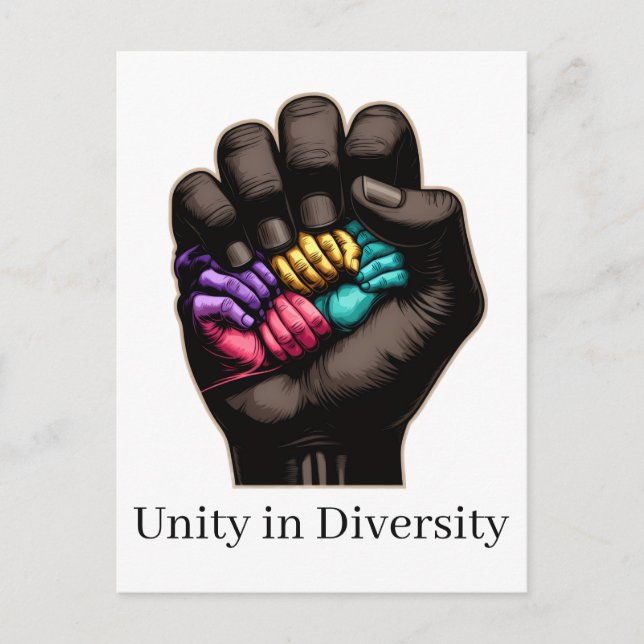 Unity in Diversity Vykort (Framsida)