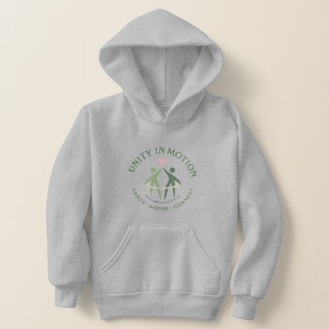 Unity in Motion Kids Hoodie T Shirt (Laydown)