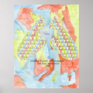 Unity Lungs - 10-årsfirandet Poster