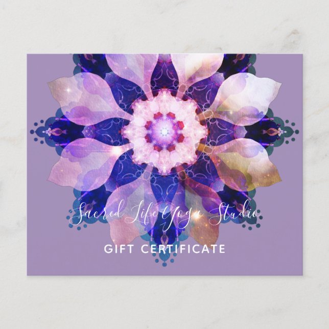 Unity Mandala Flygblad (Framsidan)