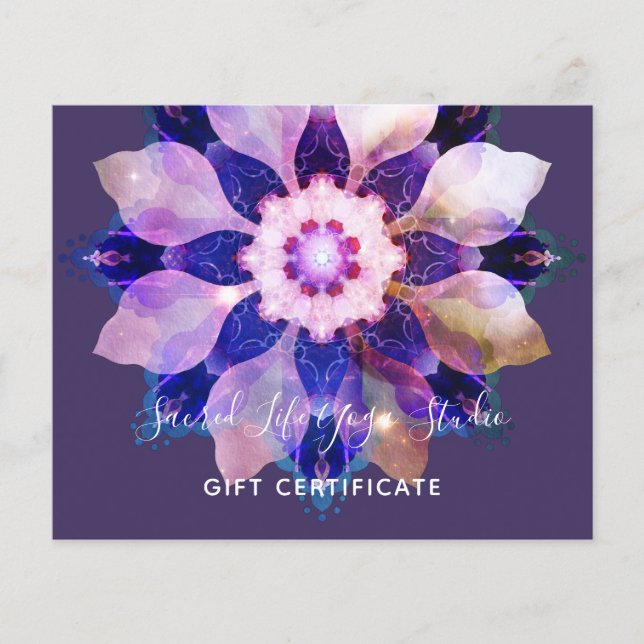 Unity Mandala Flygblad (Framsidan)