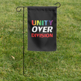 "Unity over Division" blå, svart, vit lgbtq
