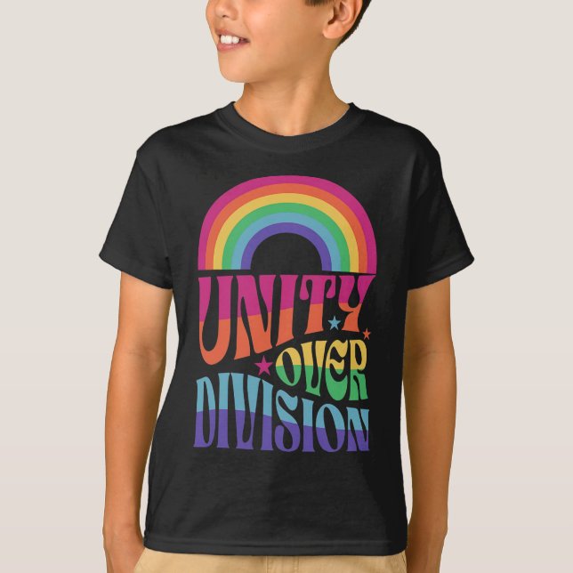 Unity over Division Harris Wheimer 2024 T Shirt (Framsida)