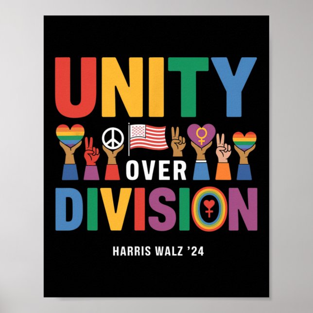 Unity over Division Pride Harris W 24 Poster (Framsidan)