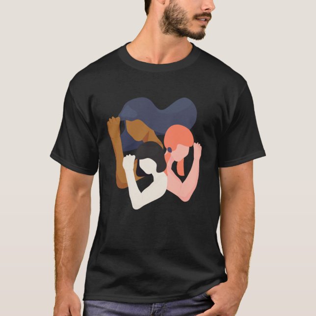 Unity Power (flickor och kvinnor) i Diversity femi T Shirt (Framsida)