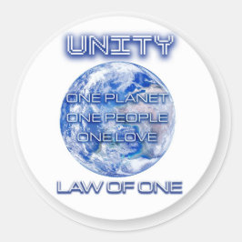 UNITY stickers! Autocollants UNITE planétaire! Runt Klistermärke