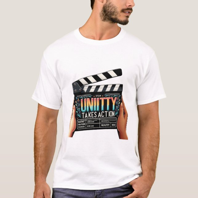 Unity vidtar åtgärder | Mångfald och teknisk desig T Shirt (Framsida)