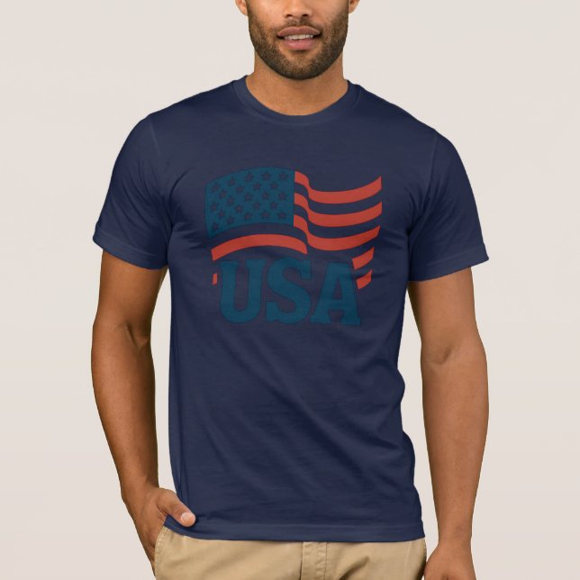 Unity Wave från United Stater T Shirt (Framsida)