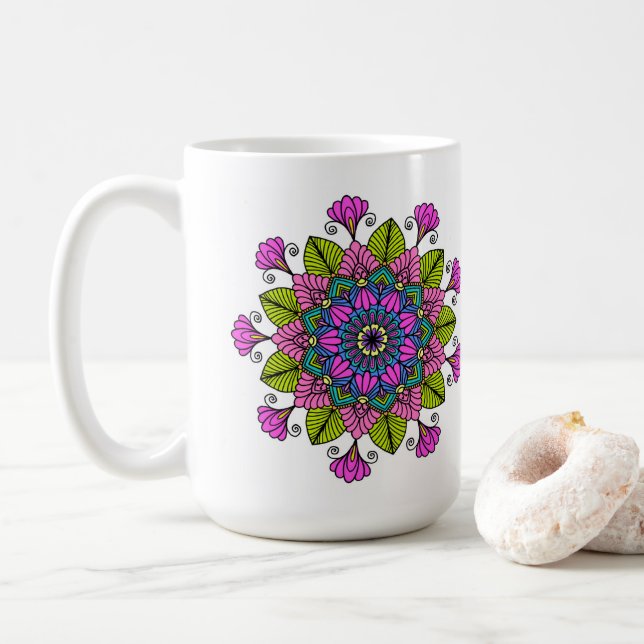 Universal Awakening Mandala Coffee Mug Kaffemugg (Med munk)