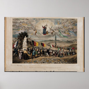 Universal Democratic and Social, 1848 Poster