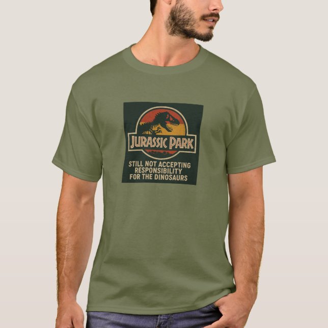 Universal - Jurassic Park - Äventyr T Shirt (Framsida)