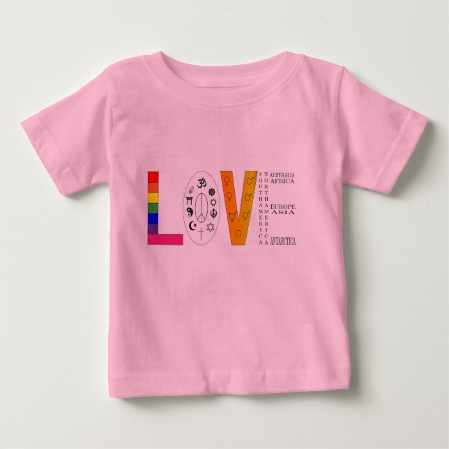Universal Love T Shirt (Framsida)