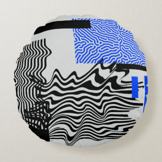 Universal Modern Geometric Shapes Set. Chaotic Gli Rund Kudde